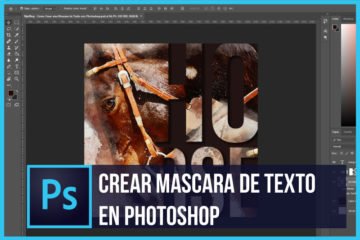 2 Formas de crear Mascara de Texto en Photoshop - Jonathanrijoblog.com